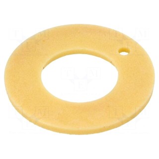 Bearing: thrust washer | Øout: 24mm | Øint: 12mm | iglidur® J | yellow