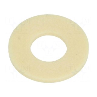 Bearing: thrust washer | without mounting hole | Øout: 12mm | yellow