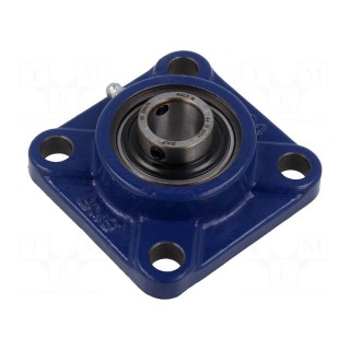 Bearing: bearing unit | adjustable grip,with square flange | 20mm