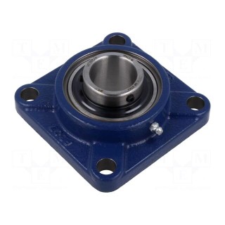 Bearing: bearing unit | adjustable grip,with square flange | 35mm