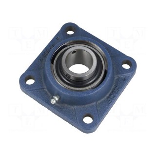 Bearing: bearing unit Y | with square flange | 30mm | bearing steel