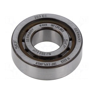 Bearing: cylindrical roller, single row | Øint: 17mm | Øout: 40mm