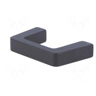 Handle | Mat: aluminium | black | H: 40mm | L: 69mm | W: 12.2mm