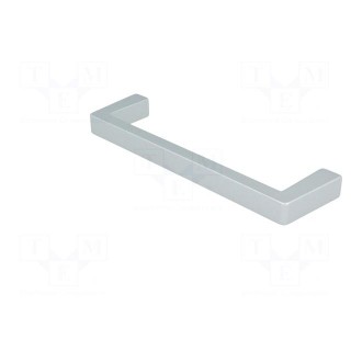 Handle | Mat: aluminium | grey | H: 40mm | L: 146.5mm | W: 12.2mm
