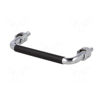 Handle | chromium plated steel | H: 43mm | L: 120mm | W: 10mm