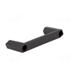 Handle | ABS,polycarbonate | black | H: 29.5mm | L: 83.4mm | W: 12mm