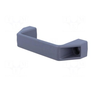 Handle | Mat: technopolymer (PA) | grey | H: 38mm | L: 109mm | W: 21mm