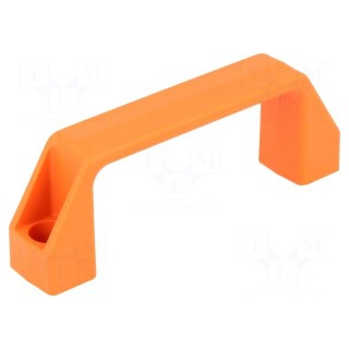 Handle | Mat: technopolymer (PA) | orange | H: 38mm | L: 109mm | W: 21mm