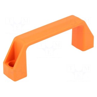 Handle | Mat: technopolymer (PA) | orange | H: 45mm | L: 150mm | W: 27mm