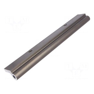 Single rail | aluminium | Ø: 16mm | L: 250mm | DryLin® W | Shape: round