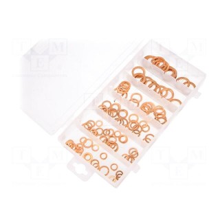 O-ring set | copper | inch | Pcs: 110