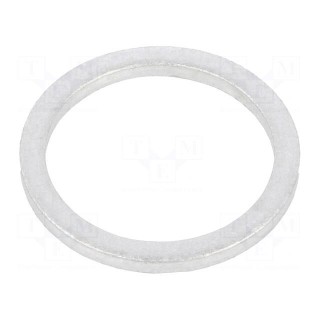 Gasket | aluminium | Thk: 1.5mm | Øint: 14mm | Øout: 18mm | DIN 7603