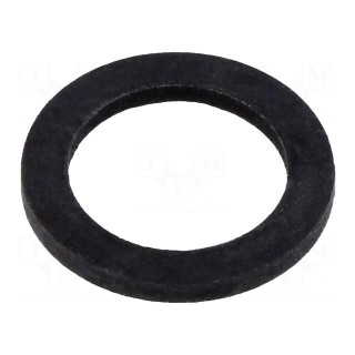 Gasket | CR rubber | Thk: 1.5mm | Øint: 11.8mm | PG7 | black | Entrelec