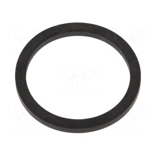 Gasket | rubber | Thk: 2mm | Øint: 24.8mm | Øout: 29mm | M25