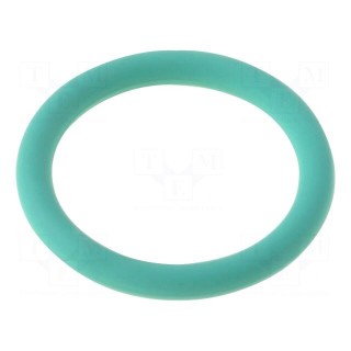 O-ring gasket | FKM | Thk: 1.5mm | Øint: 10mm | PG7 | green | -20÷200°C
