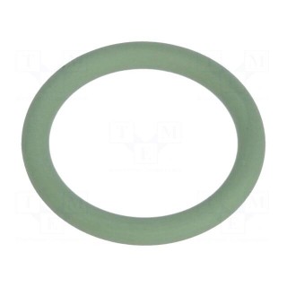 O-ring gasket | FPM | Thk: 1.5mm | Øint: 10mm | M12 | green | -40÷200°C