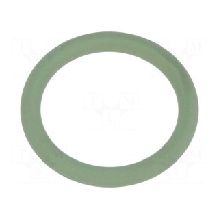 O-ring gasket | FPM | Thk: 1.5mm | Øint: 10mm | PG7 | green | -40÷200°C