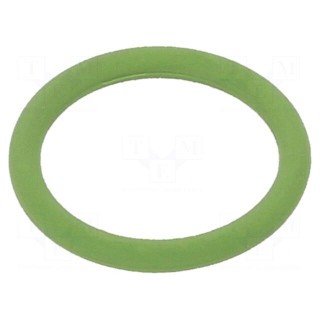 O-ring gasket | FPM | Thk: 1.5mm | Øint: 11mm | green | -20÷200°C