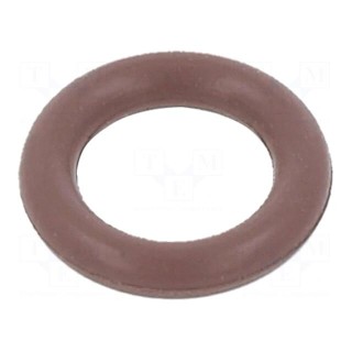 O-ring gasket | FPM | Thk: 1.5mm | Øint: 5mm | brown | -20÷200°C