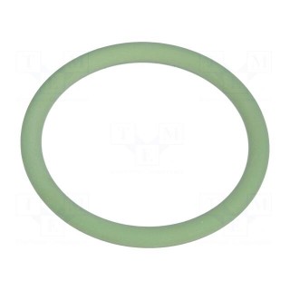 O-ring gasket | FPM | Thk: 1.8mm | Øint: 17mm | M20 | green | -40÷200°C