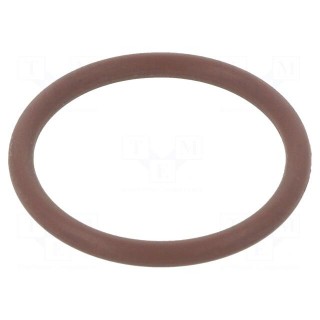 O-ring gasket | FPM | Thk: 2.5mm | Øint: 24mm | brown | -20÷200°C