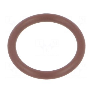 O-ring gasket | FPM | Thk: 2mm | Øint: 14mm | brown | -20÷200°C