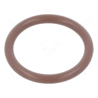 O-ring gasket | FPM | Thk: 2mm | Øint: 15mm | brown | -20÷200°C