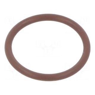 O-ring gasket | FPM | Thk: 2mm | Øint: 19mm | brown | -20÷200°C