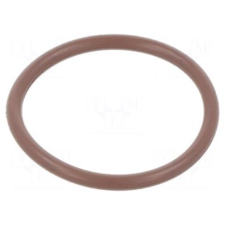 O-ring gasket | FPM | Thk: 2mm | Øint: 22mm | brown | -20÷200°C