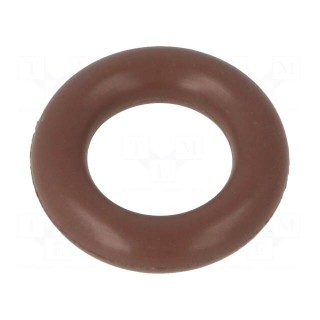 O-ring gasket | FPM | Thk: 2mm | Øint: 5mm | brown | -20÷200°C