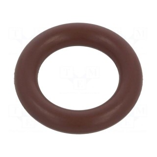 O-ring gasket | FPM | Thk: 3mm | Øint: 10mm | brown | -20÷200°C