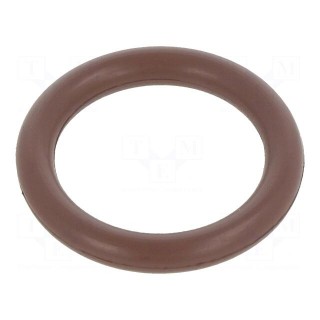 O-ring gasket | FPM | Thk: 3mm | Øint: 16mm | brown | -20÷200°C