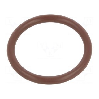O-ring gasket | FPM | Thk: 3mm | Øint: 25mm | brown | -20÷200°C