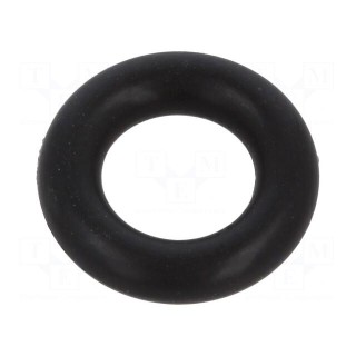 O-ring gasket | FPM | Thk: 3mm | Øint: 7mm | black | -20÷200°C