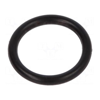 O-ring gasket | NBR rubber | Thk: 1.5mm | Øint: 10mm | black | -30÷100°C