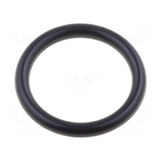 O-ring gasket | NBR | Thk: 1.5mm | Øint: 10mm | PG7 | black | -20÷100°C