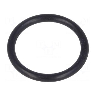O-ring gasket | NBR rubber | Thk: 1.5mm | Øint: 12mm | M16 | black