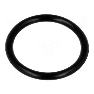 O-ring gasket | NBR rubber | Thk: 1.5mm | Øint: 13mm | M16 | black