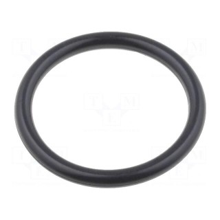 O-ring gasket | NBR rubber | Thk: 1.5mm | Øint: 13mm | PG9 | black