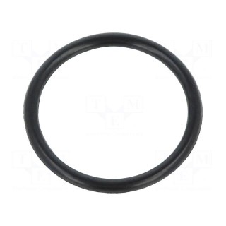 O-ring gasket | NBR rubber | Thk: 1.5mm | Øint: 15mm | black | -30÷100°C