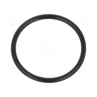 O-ring gasket | NBR rubber | Thk: 1.5mm | Øint: 19mm | black | -30÷100°C