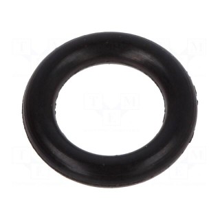 O-ring gasket | NBR rubber | Thk: 1.5mm | Øint: 5mm | black | -30÷100°C