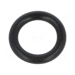 O-ring gasket | NBR rubber | Thk: 1.5mm | Øint: 6mm | black | -30÷100°C