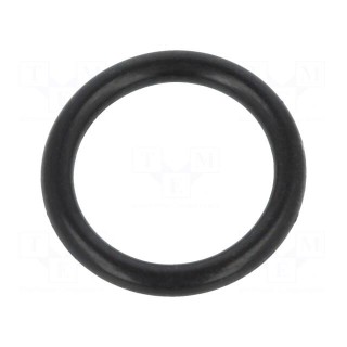 O-ring gasket | NBR rubber | Thk: 1.5mm | Øint: 9mm | black | -30÷100°C