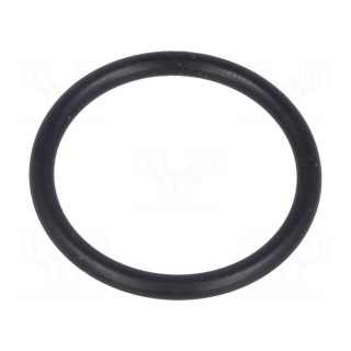 O-ring gasket | NBR rubber | Thk: 1.8mm | Øint: 17mm | PG13,5 | black