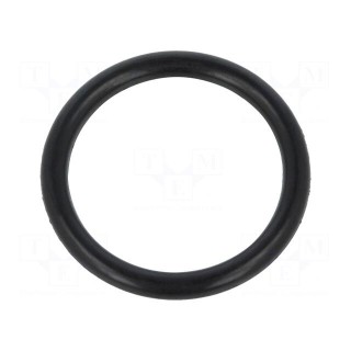 O-ring gasket | NBR rubber | Thk: 2.5mm | Øint: 19mm | black | -30÷100°C