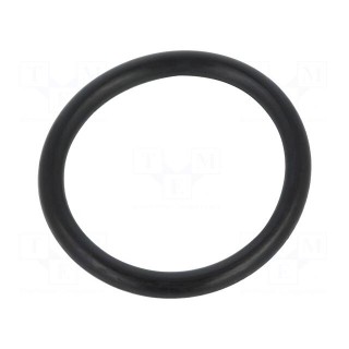 O-ring gasket | NBR rubber | Thk: 2.5mm | Øint: 21mm | black | -30÷100°C