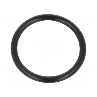 O-ring gasket | NBR rubber | Thk: 2.5mm | Øint: 23mm | black | -30÷100°C