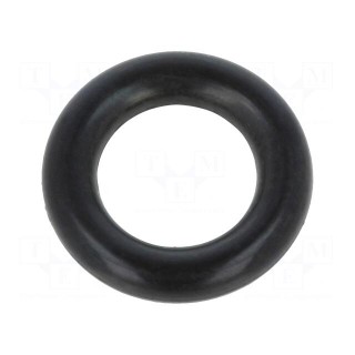 O-ring gasket | NBR rubber | Thk: 2.5mm | Øint: 7mm | black | -30÷100°C