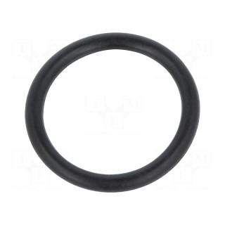 O-ring gasket | NBR | Thk: 2mm | Øint: 15mm | black | -30÷100°C